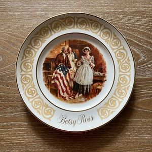 Betsy Ross Collectors Plate by Avon 1973